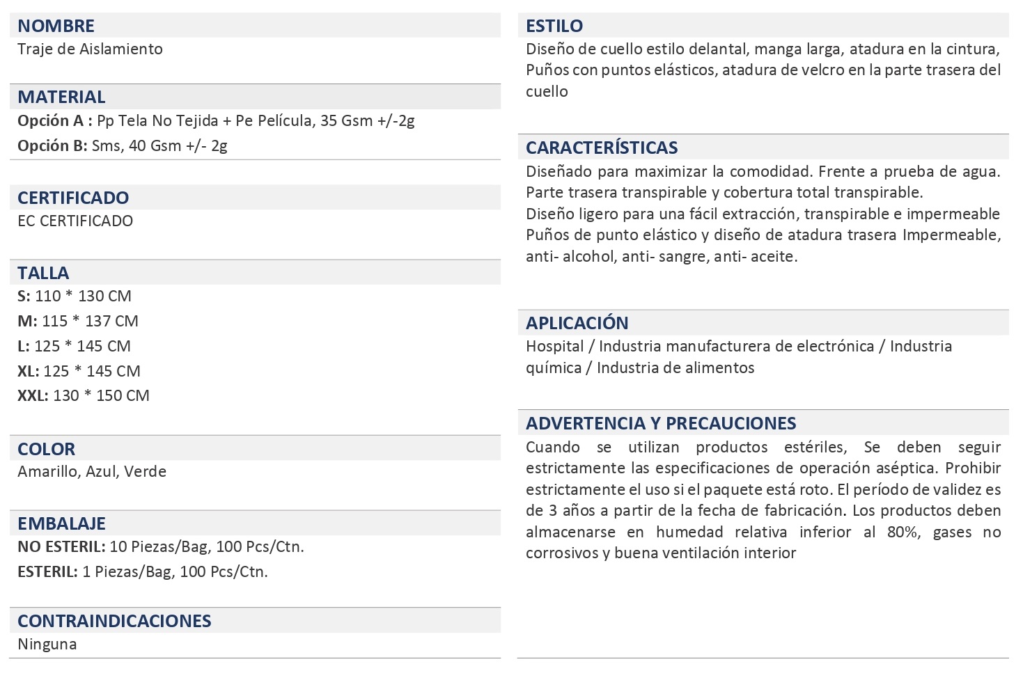 Technical Specifications
