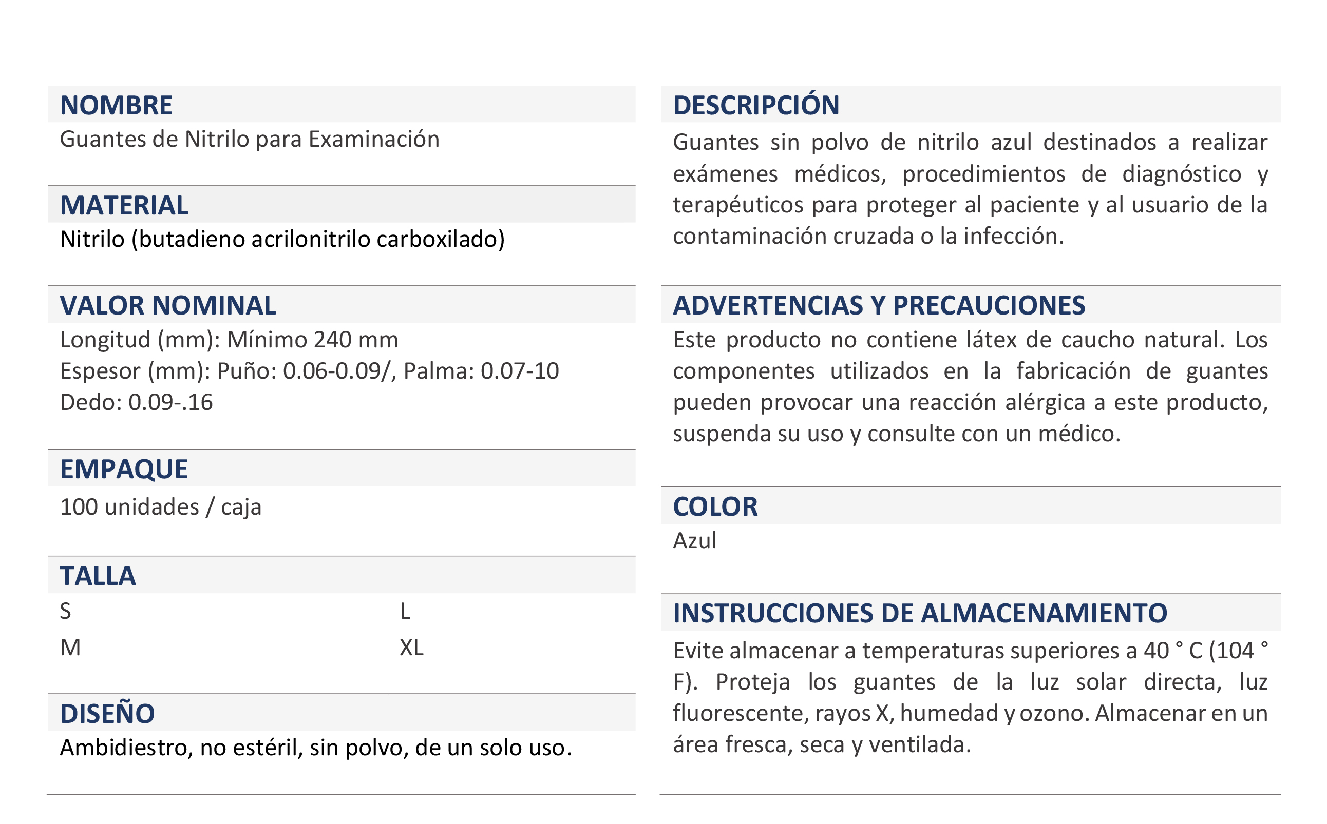 Technical Specifications