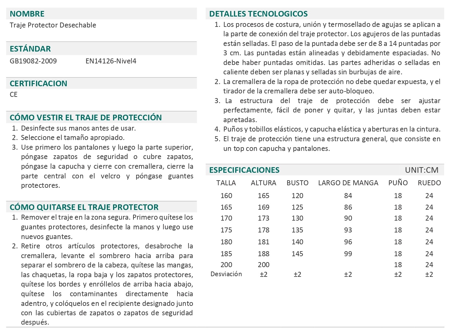 Technical Specifications